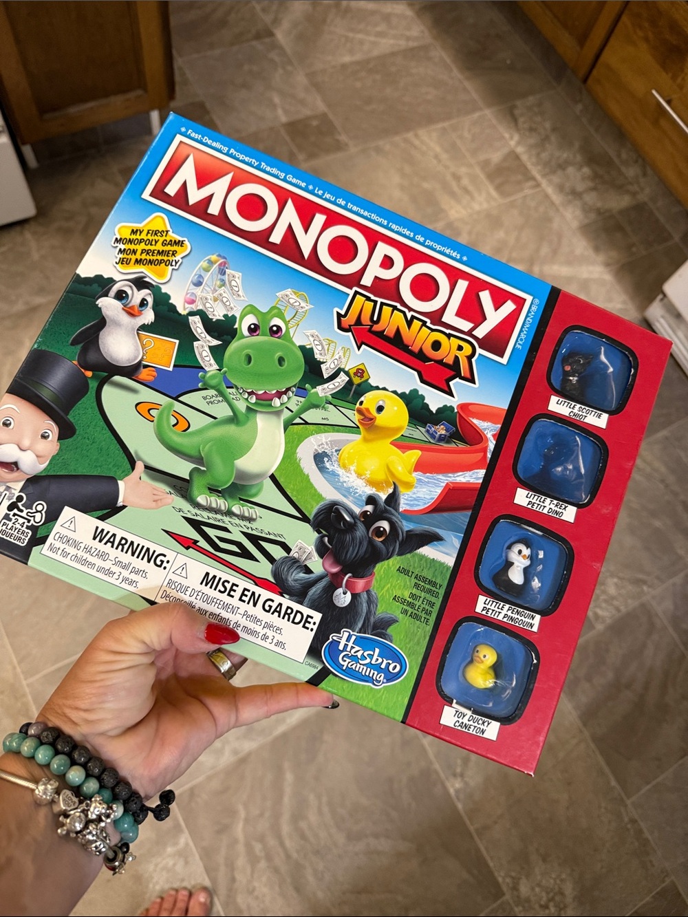 Hasbro Monopoly Junior Board Game - Bright Multicolor